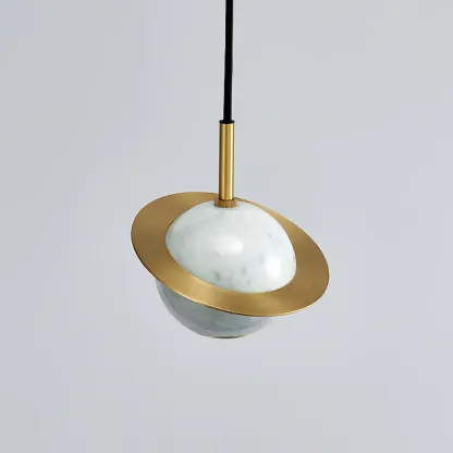 Valentina Modern Sphere Marble Pendant Light Bedroom Dining Room