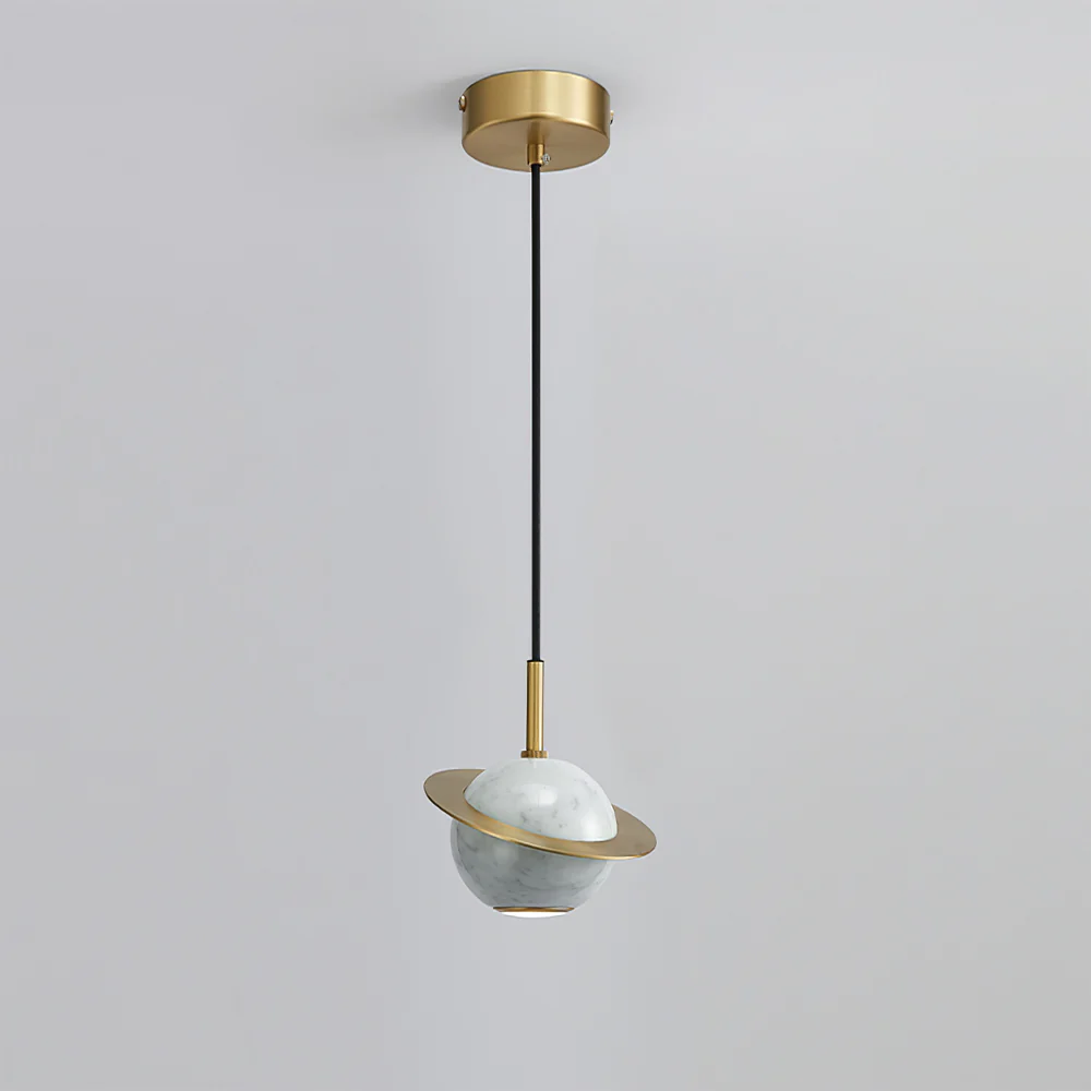 Valentina Modern Sphere Marble Pendant Light Bedroom Dining Room