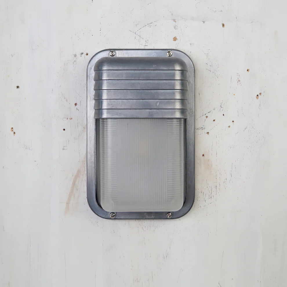 Orr Industrial Rectangle Outdoor Wall Lamp