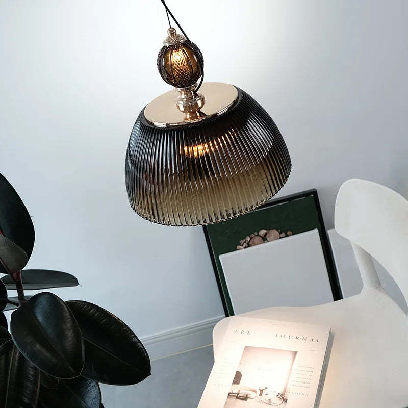 Retro Glass Pendant Light - Las Sola Lighting