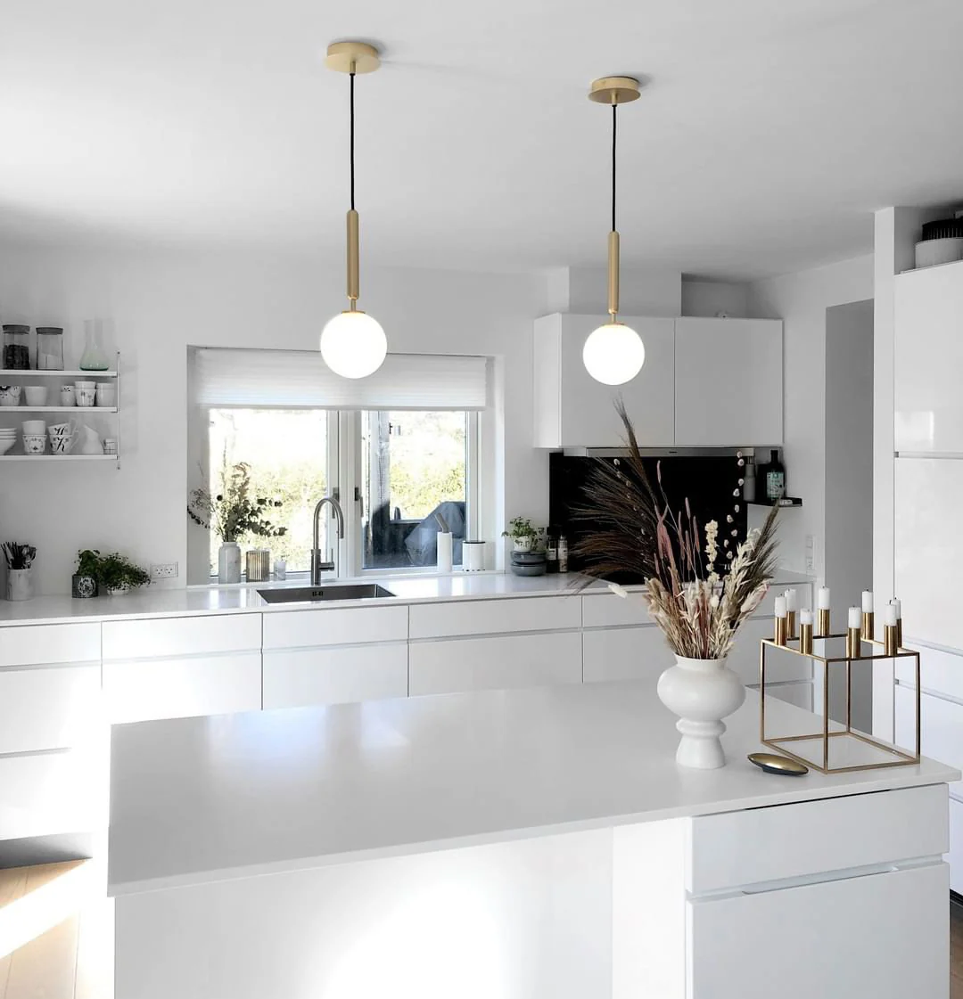 Hailie Minimalism Oval Nordic Modern Pendant Light Bedroom Living Room