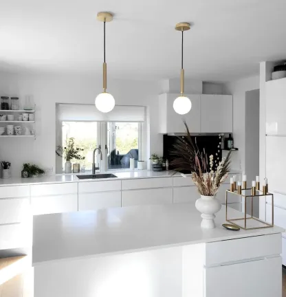 Hailie Minimalism Oval Nordic Modern Pendant Light Bedroom Living Room