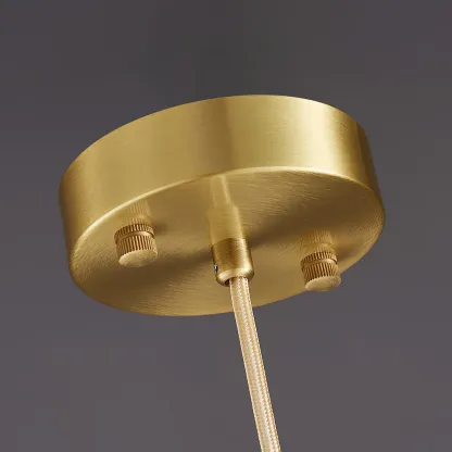 Ozawa Pendant Light Brass Canopy