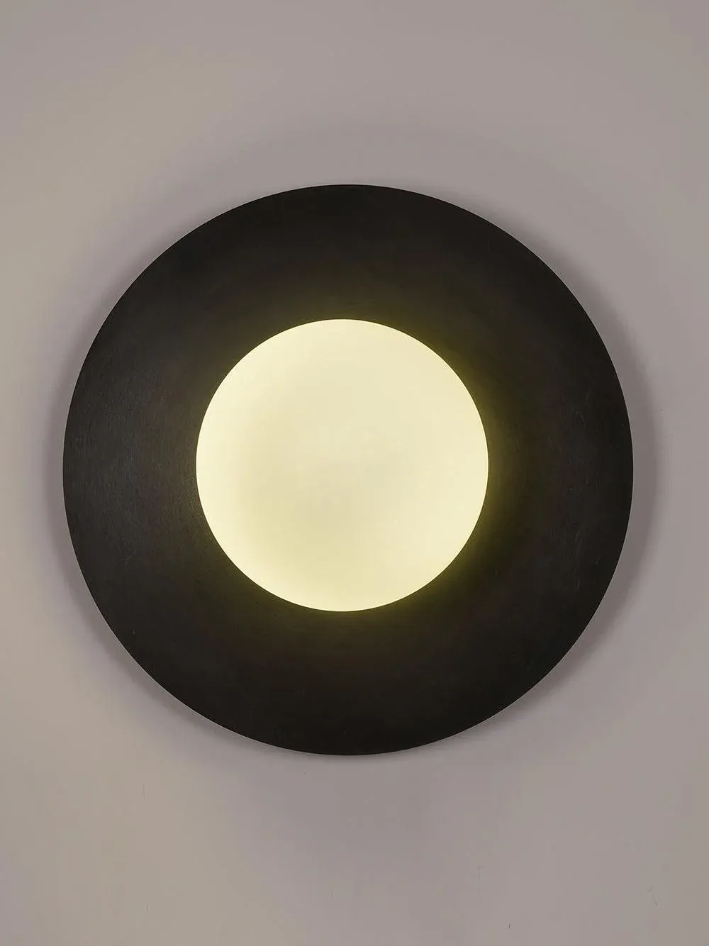 Orr Modern Minimalism Round Glass Wall Light Bedroom Living Room