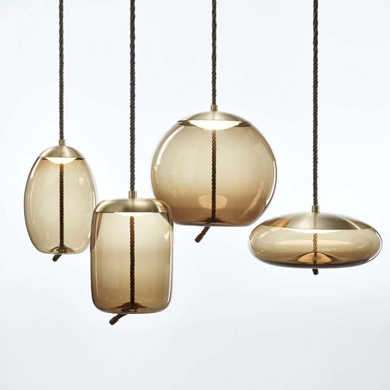 Valentina Pendant Lights: Modern Glass Lighting Fixtures