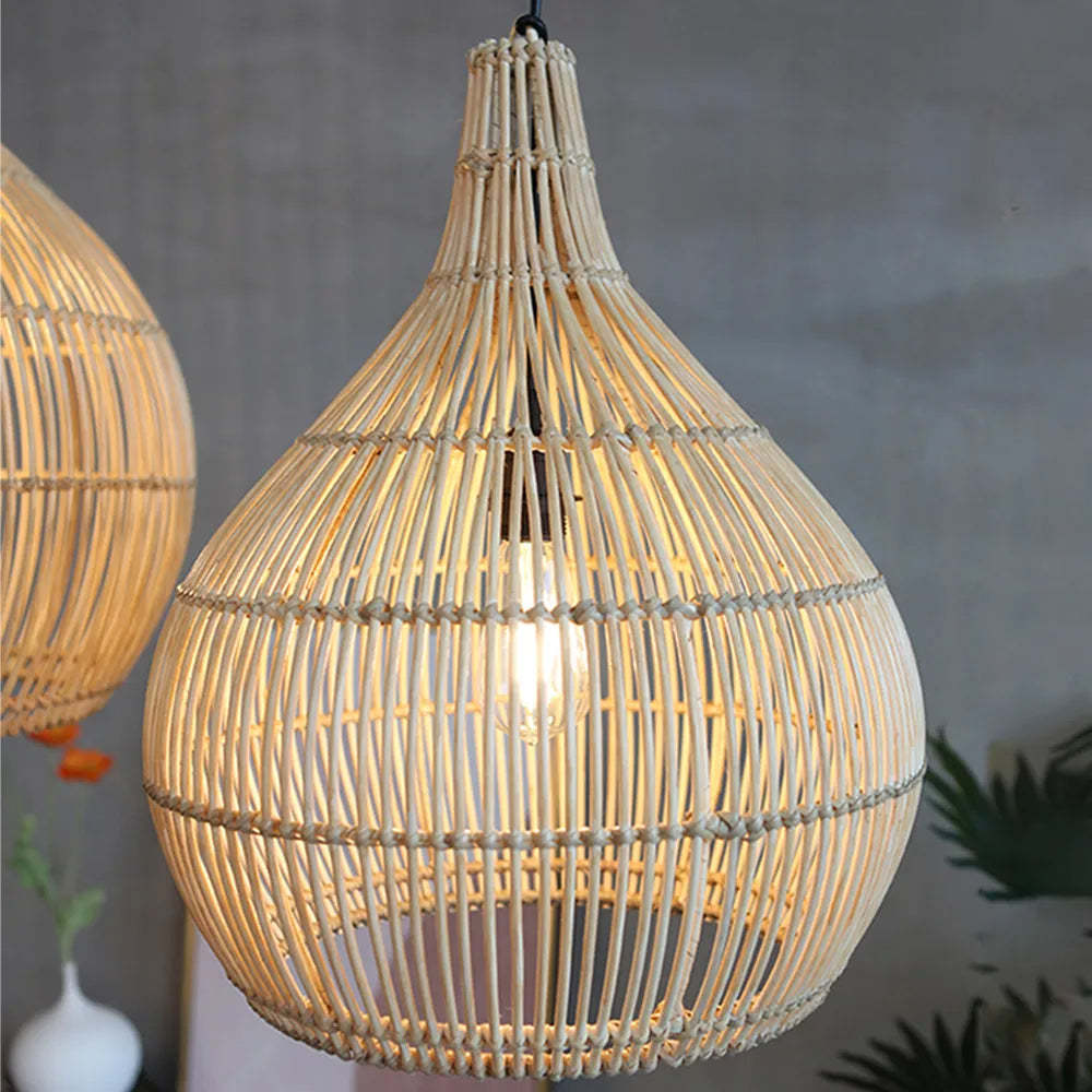 Rattan Muto Pendant Light - Interior Lighting