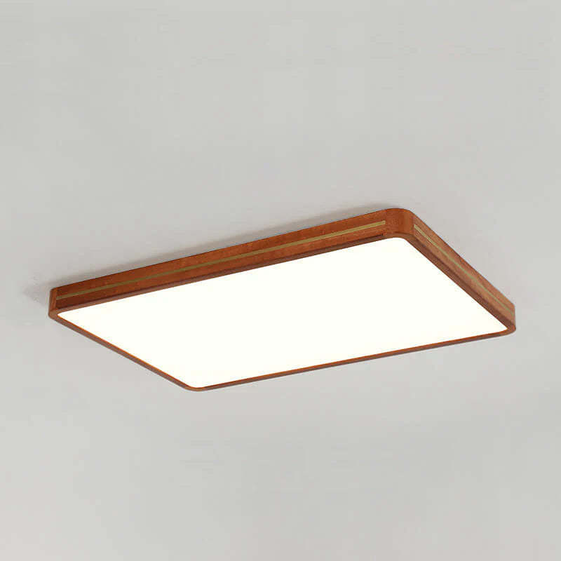Ozawa Modern Flush Mount Ceiling Light in Bedroom