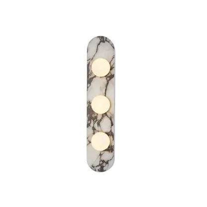 Jade White Marble Wall Lamp