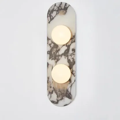 Jade White Marble Wall Lamp