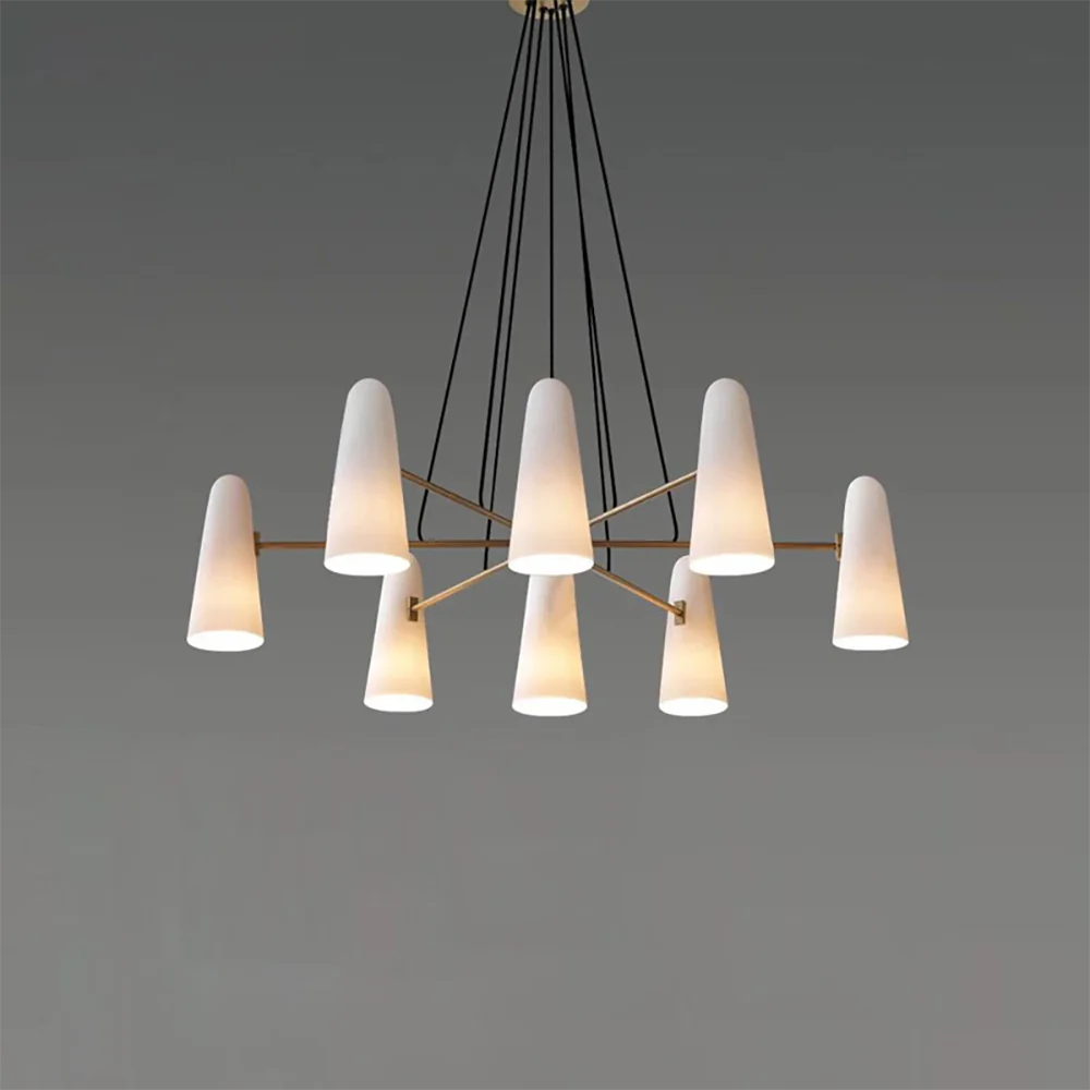 Alessio Minimalism Metal Glass Pendant Light Dining Room Bedroom