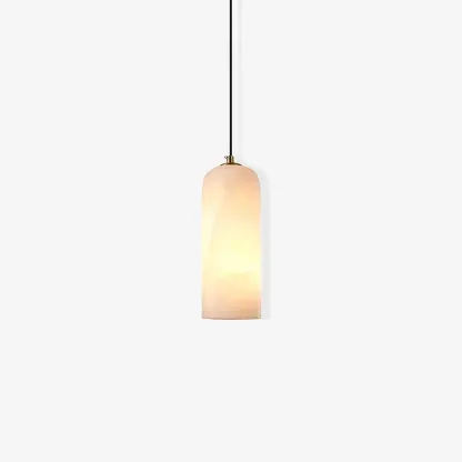 Jade Minimalism Metal Alabaster Pendant Light Bedroom Living Room