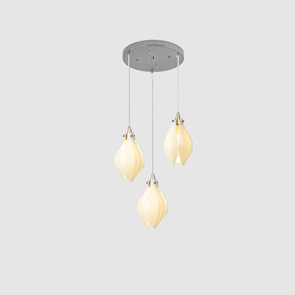 Alana Pendant Light - Flower Ceramic Chandelier, Las Sola