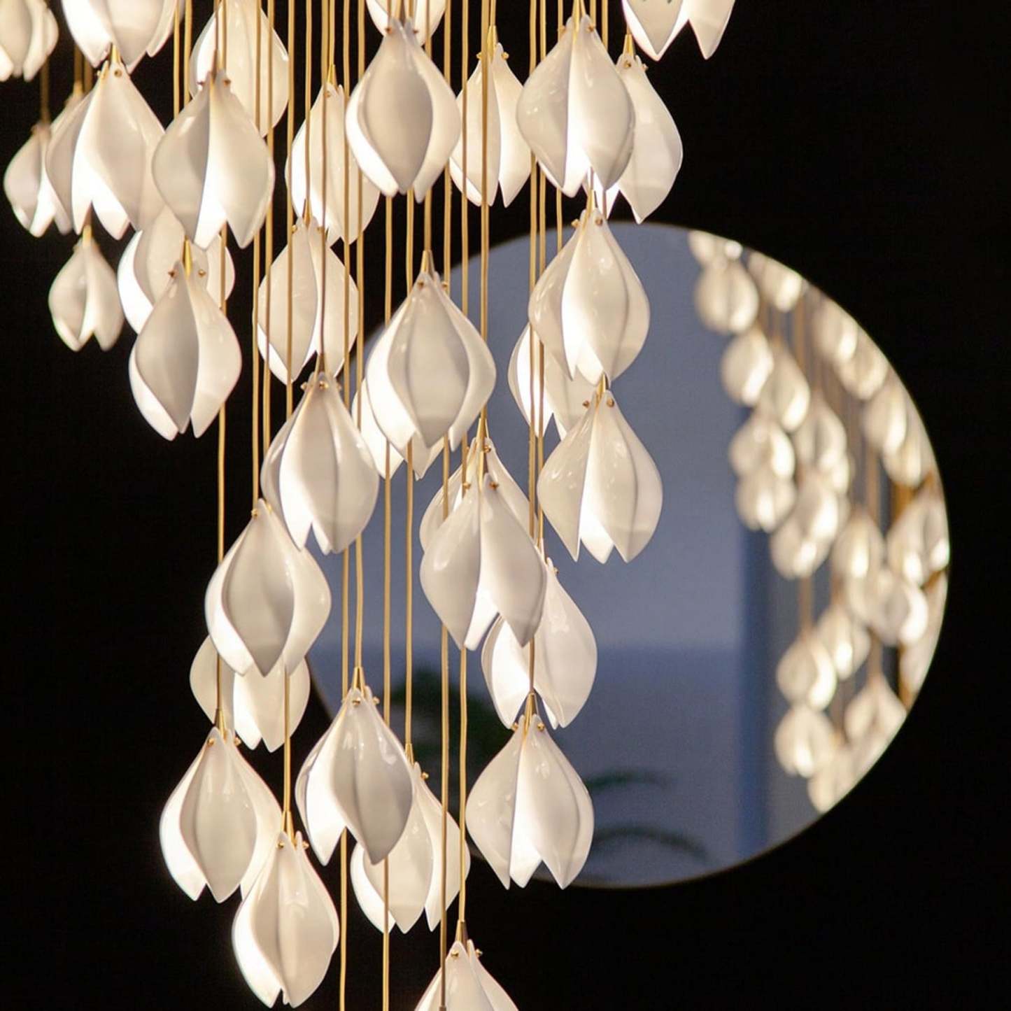 Alana Ceramic Pendant Light - Las Sola Living Room Chandelier