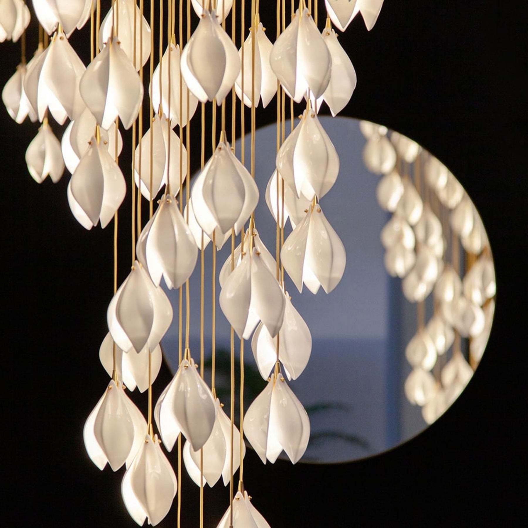 Alana Ceramic Pendant Light - Las Sola Living Room Chandelier