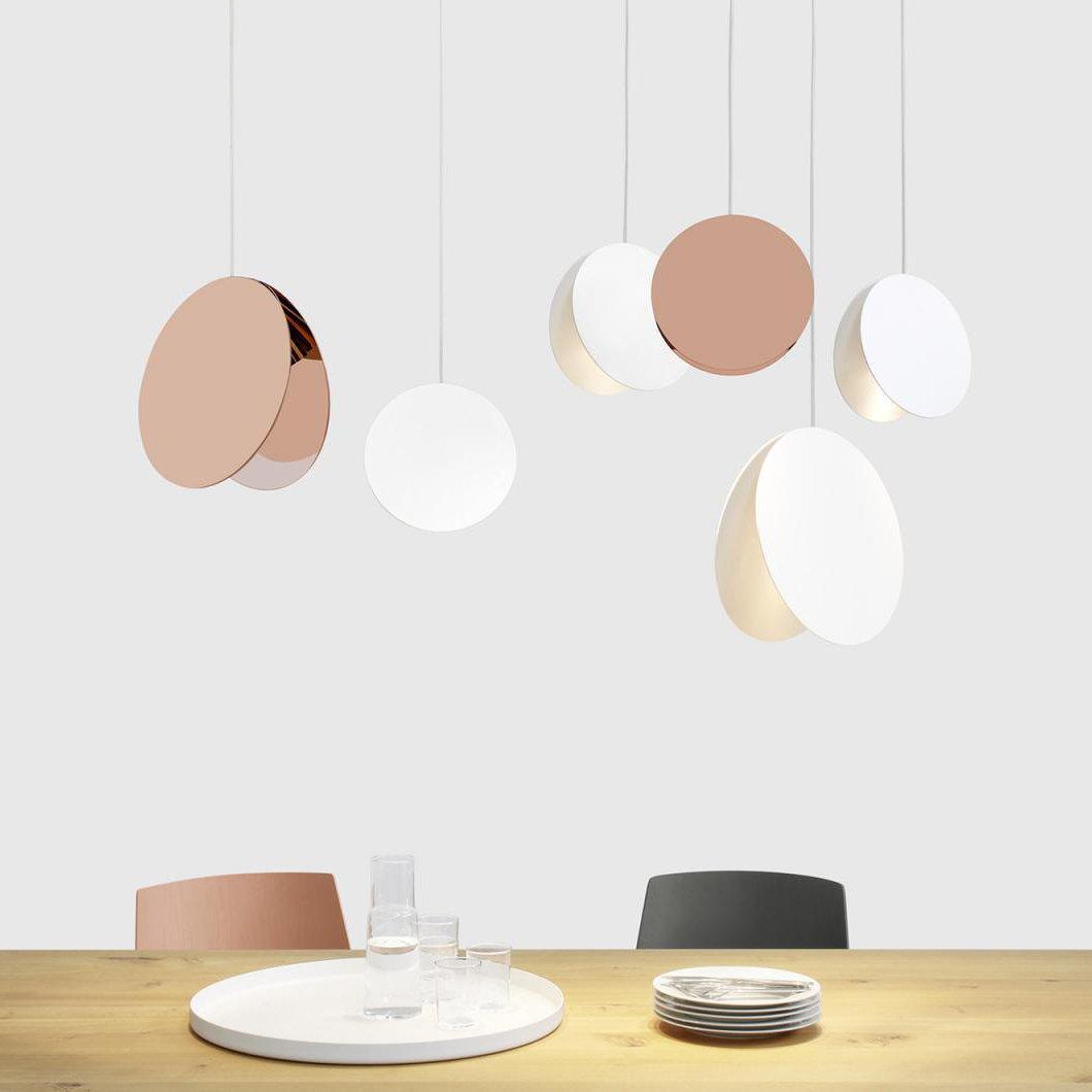 Morandi Pendant Lights in varied colors, modern interior design