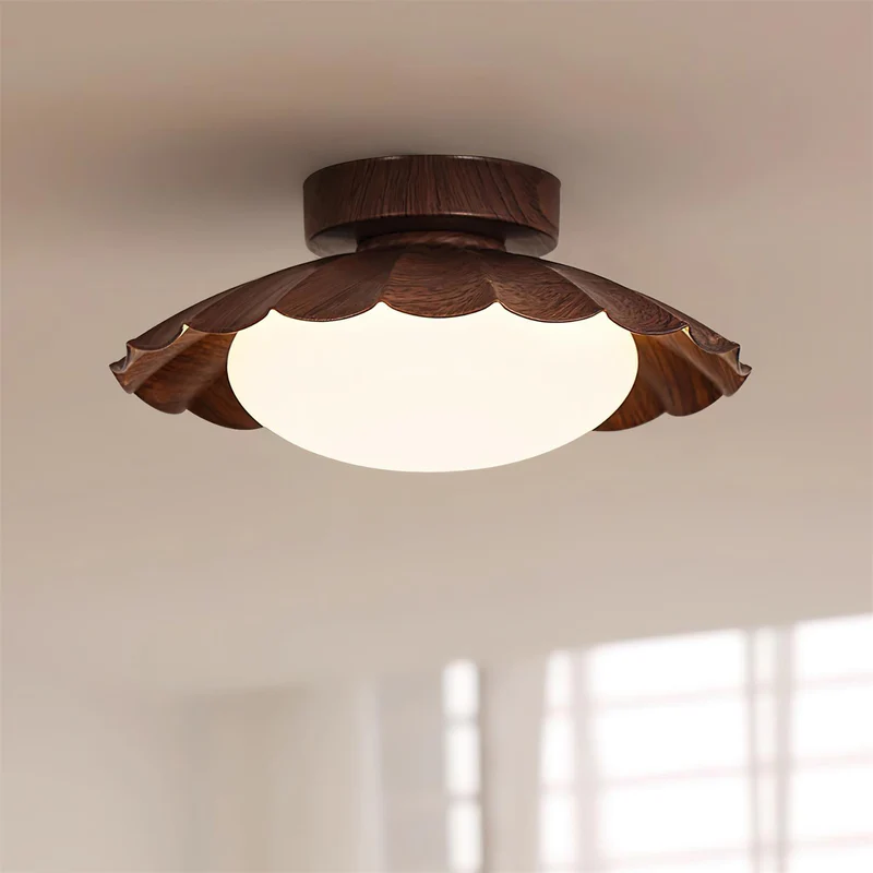 Morandi Round Petal Flush Mount Ceiling Light