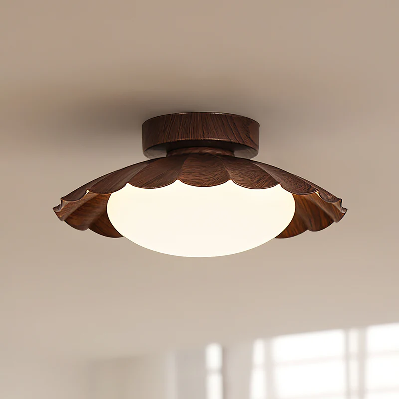 Morandi Round Petal Flush Mount Ceiling Light