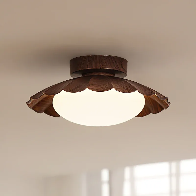 Morandi Round Petal Flush Mount Ceiling Light