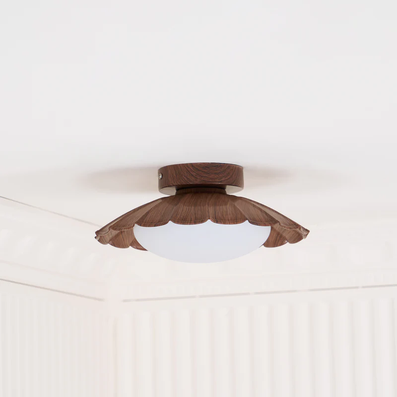 Morandi Round Petal Flush Mount Ceiling Light