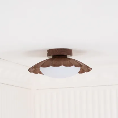 Morandi Round Petal Flush Mount Ceiling Light