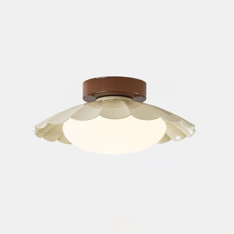Morandi Round Petal Flush Mount Ceiling Light