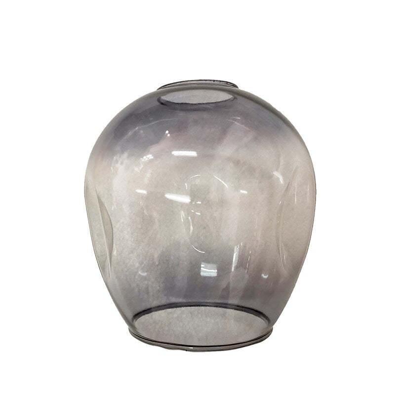 Smoky gray glass lampshade of Valentina pendant light