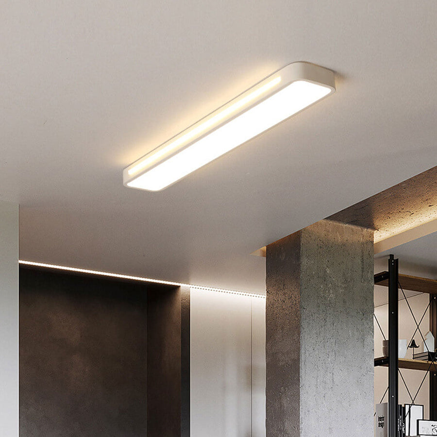 Quinn Minimalist LED Ceiling Light installed in a room