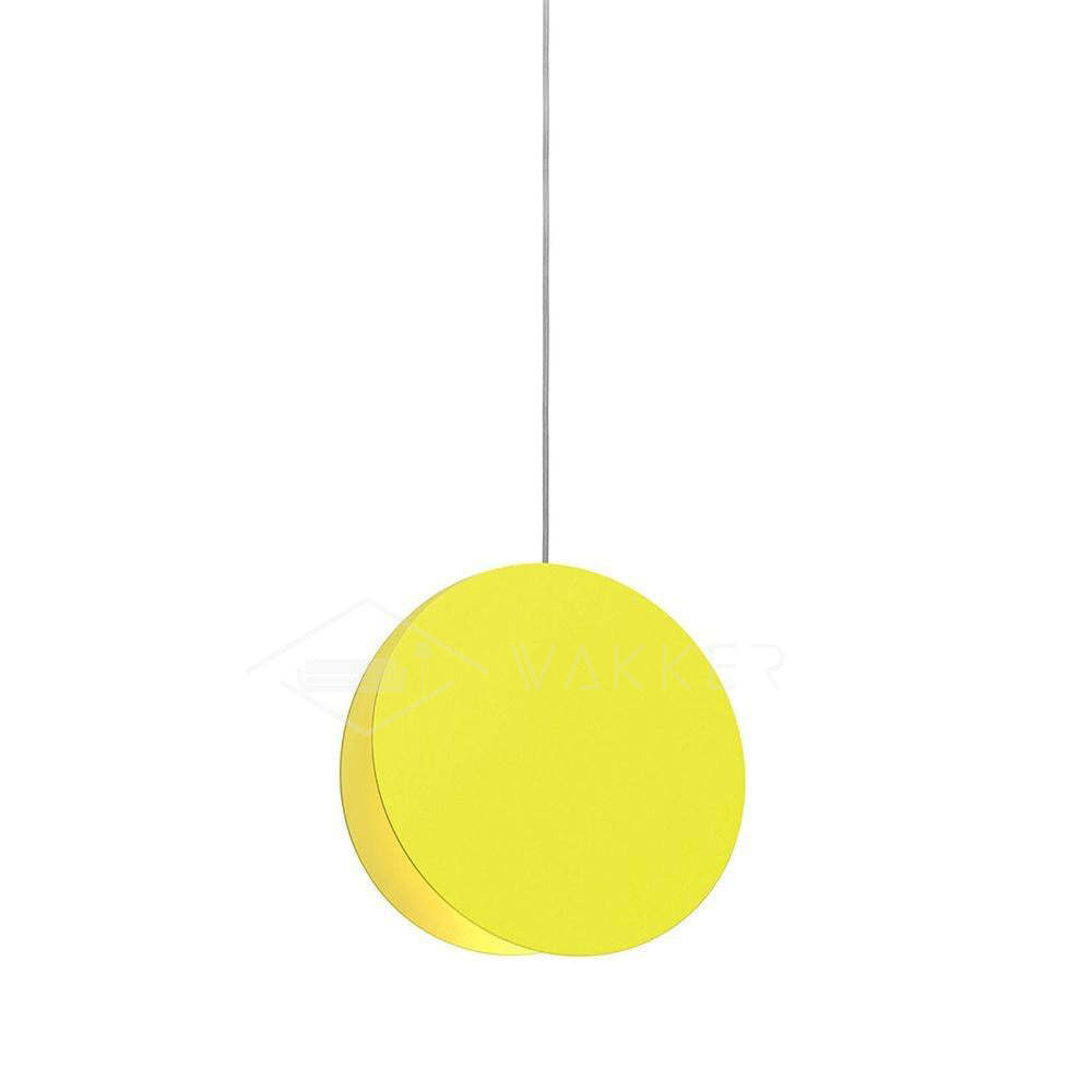 Yellow Morandi Round Pendant Light
