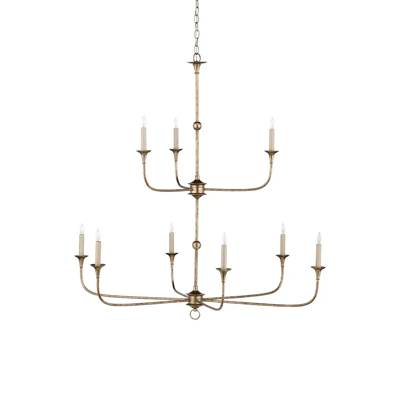 Vintage Metal Pyrite Bronze Pendant Light Dining Room | Las Sola