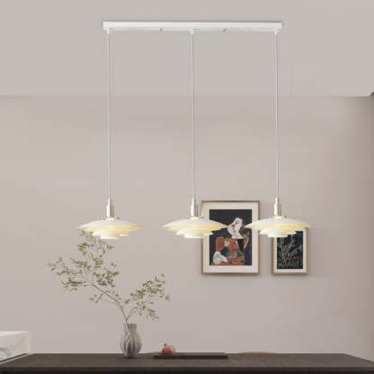 Carins Nordic pendant light above a dining table Carins Cluster Nordic Pendant Light Living Room Kitchen