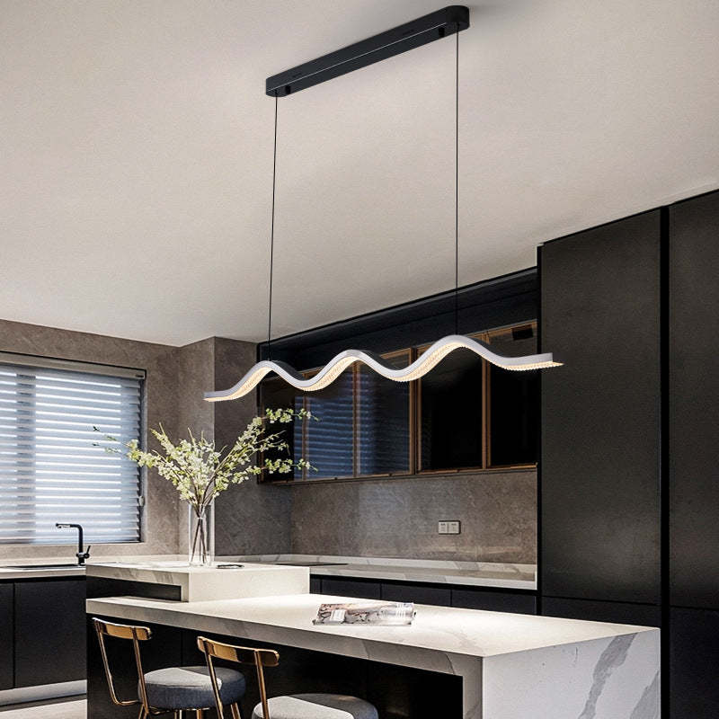 Louise Wave Pendant Light in kitchen