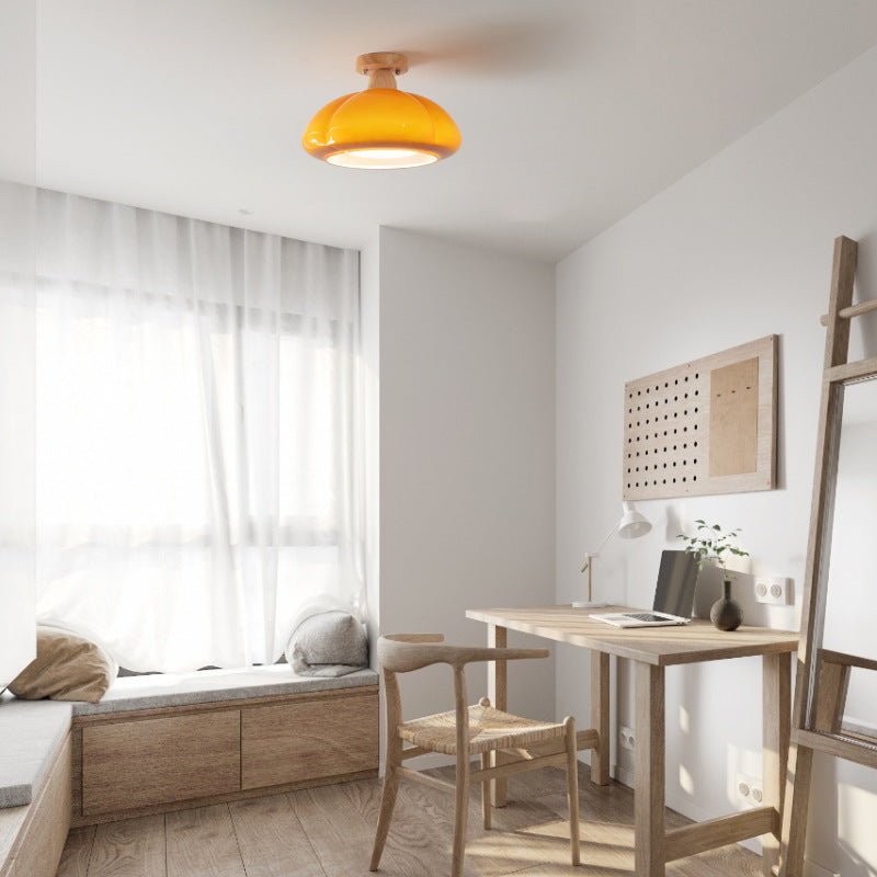 Modern bedroom lighting with Hailie LED ceiling light