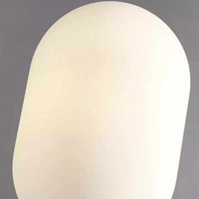 Oval glass light of Valentina modern chandelier