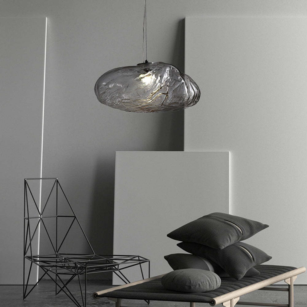 Modern pendant light in stylish interior setting