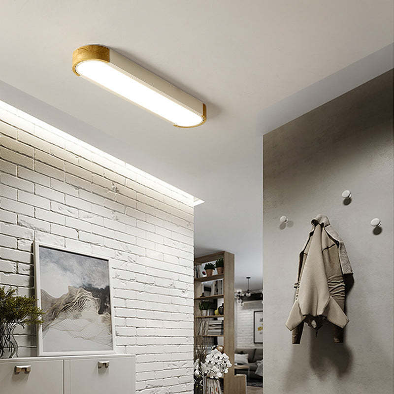 Hallway with Morandi style ceiling light