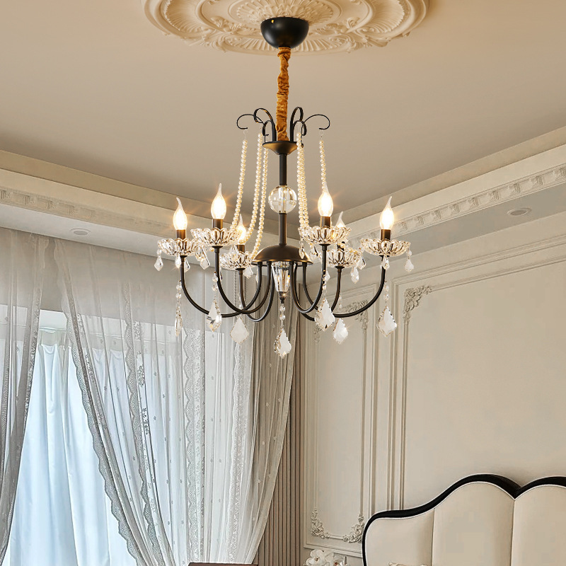 Marilyn Vintage Classical Glass Chandelier Pendant Light Living Room Bedroom