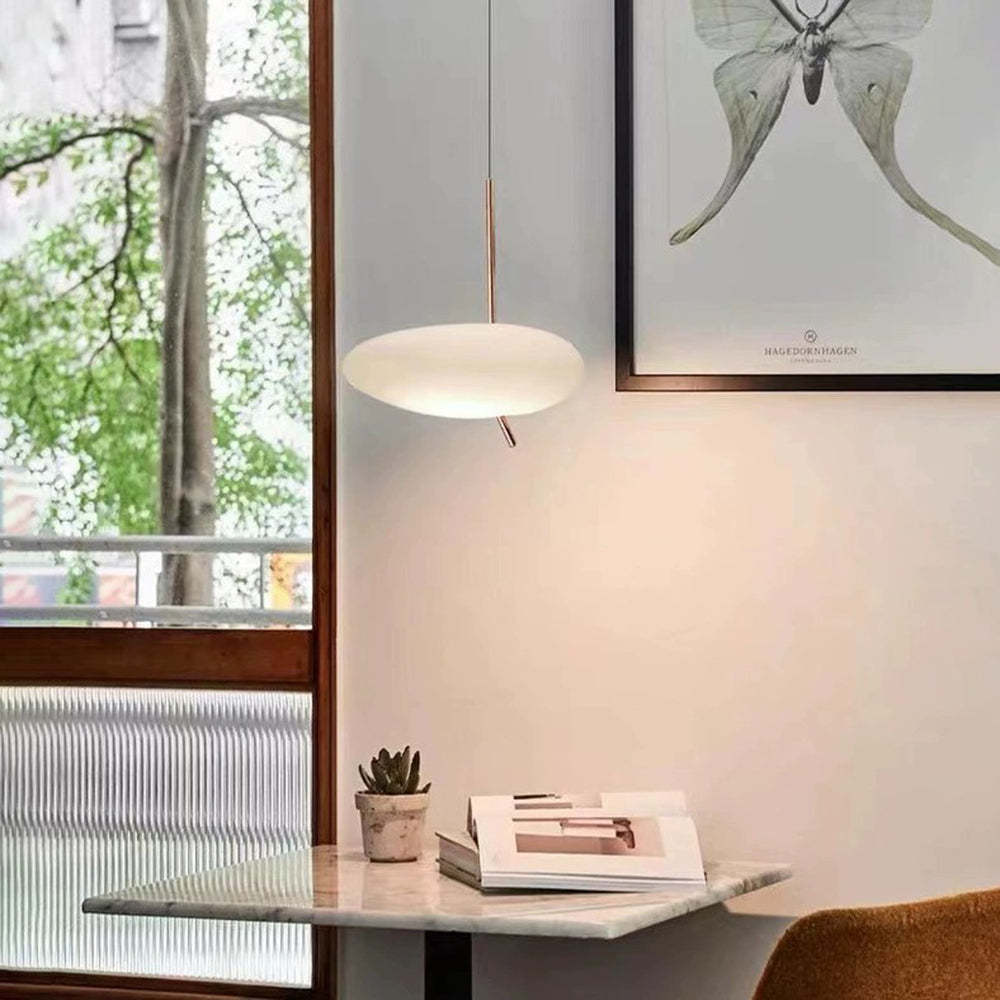 Hailie Pebble Pendant Light in Modern Living Room