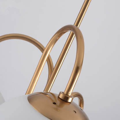 Valentina Chandelier gold metal detail