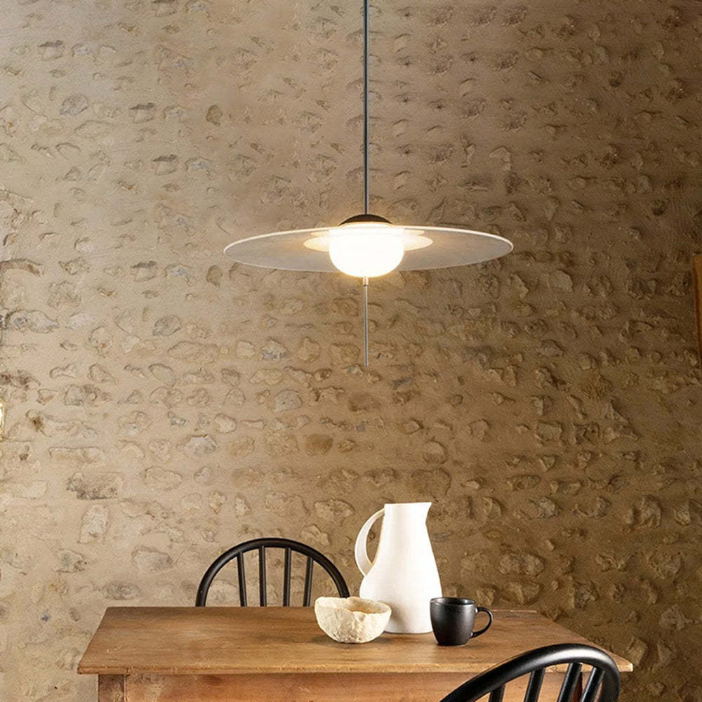 Dining room with Cairns modern pendant light