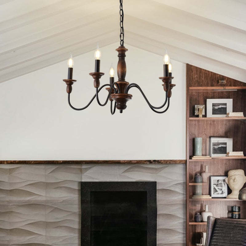 Silva Industrial Design LED Indoor Pendant Light Wood Metal