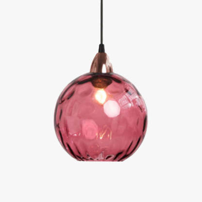 Rose Hailie glass pendant light for living room.