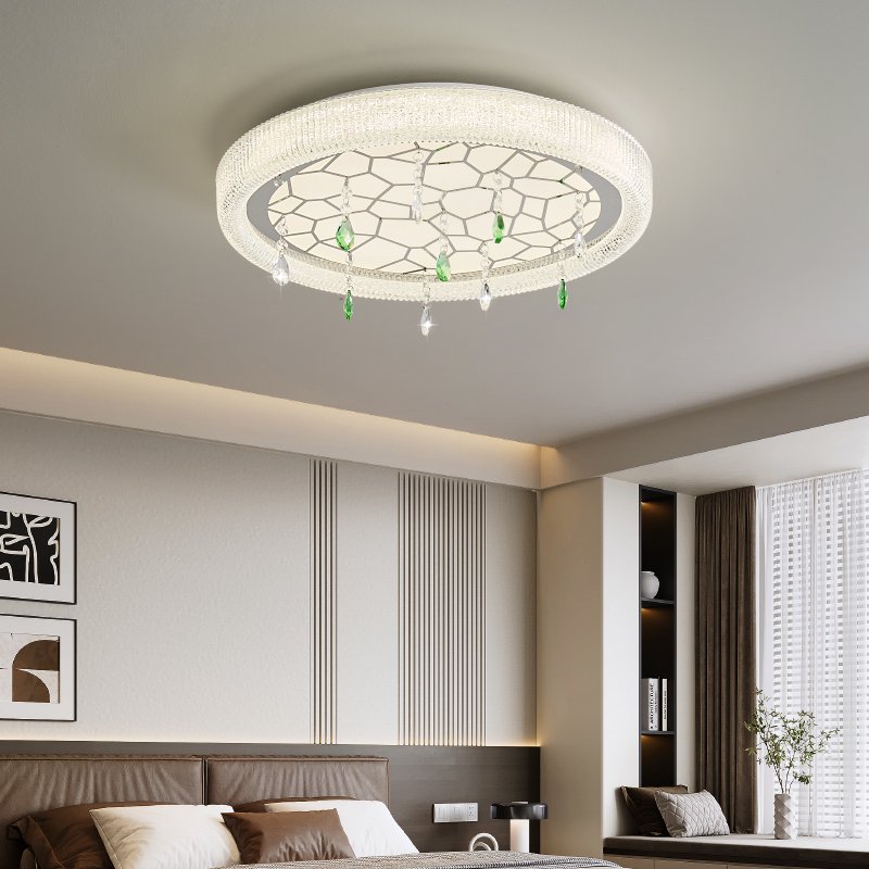 Marilyn Minimalism Ceiling Light Crystal Metal Acrylic Bedroom