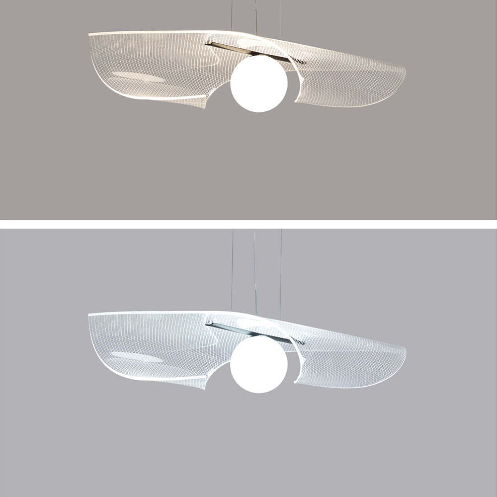 Cairns Modern Acrylic Pendant Light, Minimalist Living Room Lighting