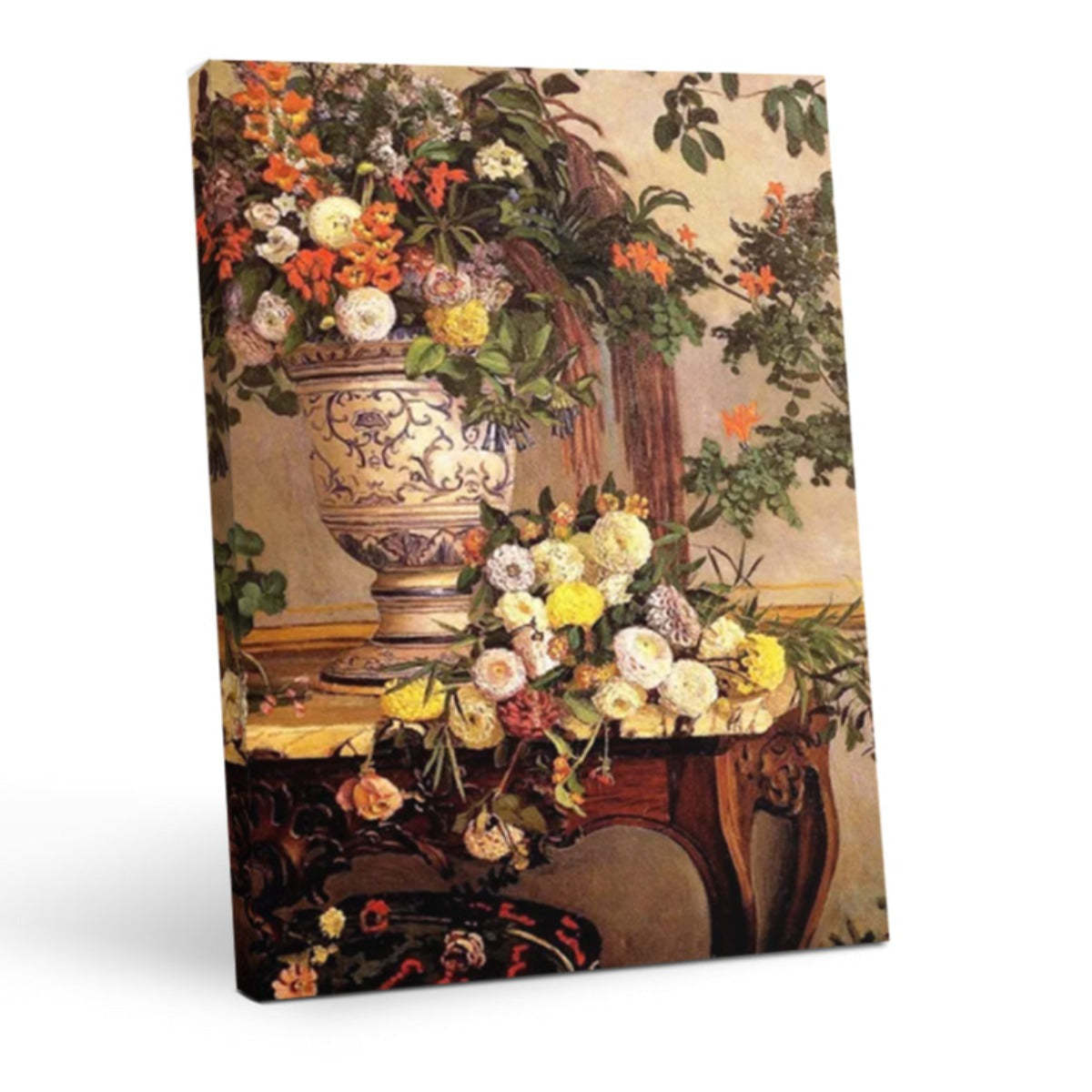 Flowers oil painting reproduction, floral wall art decor