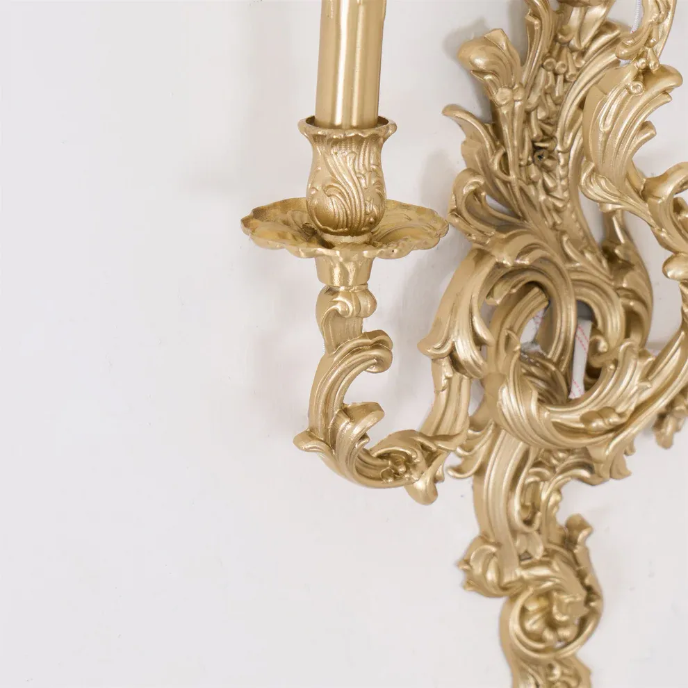 Alessio Vintage Palace Candle Wall Light Living Room Bedroom Bathroom
