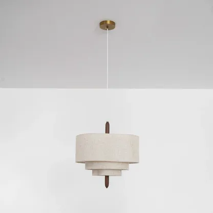Renée Modern Pebble Fabric Pendant Light Bedroom Dining Room