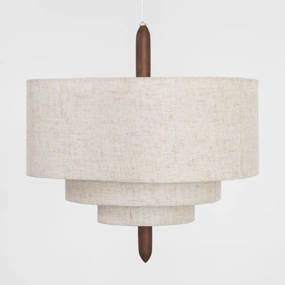 Renée Modern Pebble Fabric Pendant Light Bedroom Dining Room