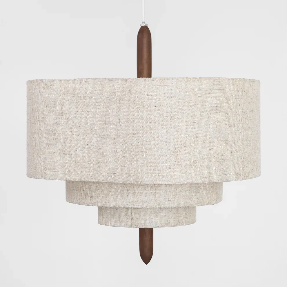 Renée Modern Pebble Fabric Pendant Light Bedroom Dining Room