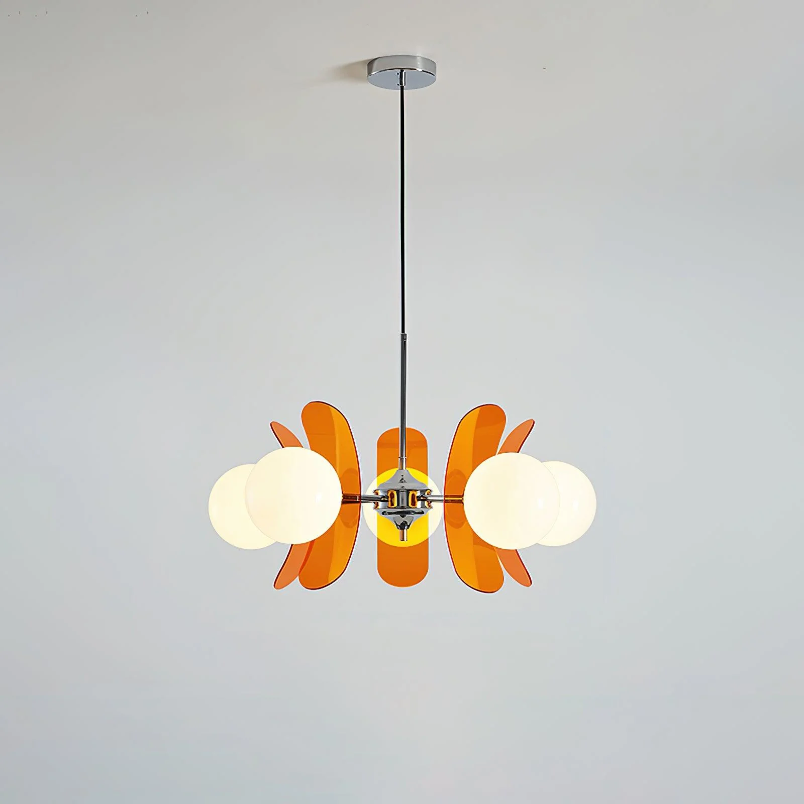 Valentina Modern Metal Glass Pendant Light Bedroom Living Room
