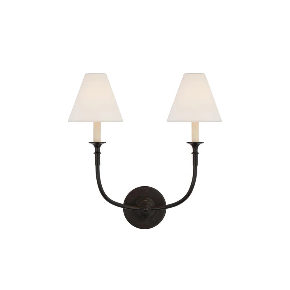 Austin Vintage Black Arm Wall Lamp